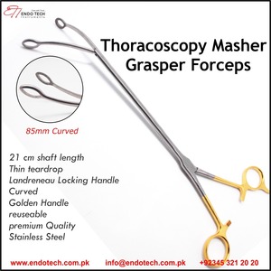 VATS MICS instruments/ satinsky debakey forceps pince de préhension des poumons Forceps poitrine tube passeurs/ - Product Image 3