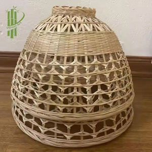 Abat-jour tricoté à la main artisanat en bambou durable de l'usine de rotin au Viet Nam - Product Image 4