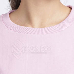 Diseño personalizado uso al aire libre mujeres Crop Top sudadera Color sólido cómodo mujeres Crop Top sudadera - Product Image 6