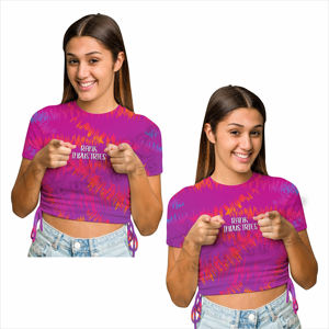 Top Corto Ligero para Mujer, Tela Suave y Fluida con Soporte para Uso Diario, Top Corto Contemporáneo para Mujer - Product Image 4