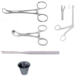 Ensemble d'instruments manuels pour la chirurgie cérébrale destinés aux applications ORL / Instruments chirurgicaux - Product Image 2