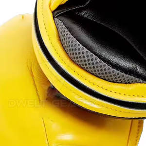 2025 Patins d'entraînement de kickboxing professionnels personnalisés avec logo imprimé, en cuir PU antidérapant pour adultes, DWELT GEARS - Product Image 4