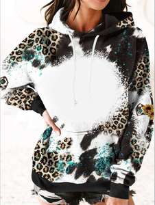 Vêtements pour femmes OEM/ODM pull oversize imprimé par Sublimation pull unisexe à manches longues en coton pour femmes - Product Image 2