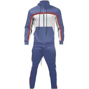 Conjunto de chándal de invierno de dos piezas para hombre de algodón 100% de alta calidad personalizado al por mayor de talla grande transpirable ligero de secado rápido para adultos - Product Image 1