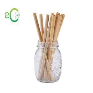 Eco2go Vietnam fabriqué en gros pailles de bambou biodégradables jetables avec logo gravé au laser prix bon marché - Product Image 4