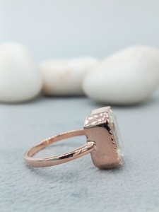 Anillo DE BODA Baguette redondeado de diamante Natural VVS de oro de 10K y 18K de lujo para hombres, tendencia de Hip Hop para fiestas, clásico de moda - Product Image 3