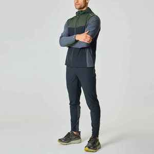 ชุดวินด์เบรกเกอร์แบบใหม่ ชุดวินด์เบรกเกอร์คุณภาพสูง ชุดวอร์มซิปสองชิ้น ชุดวอร์มวินด์เบรกเกอร์น้ำหนักเบา - Product Image 1