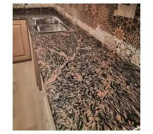 Dalles de pierre durables de granit de peau de tigre pour les comptoirs, les planchers, le revêtement extérieur disponibles à bas prix - Product Image 5