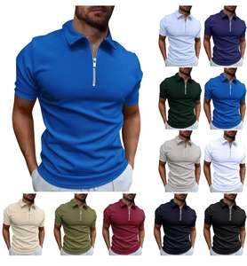 Manfacturer Polo personnalisé pour hommes avec logo 100% Polo de golf respirant en polyester - Product Image 1