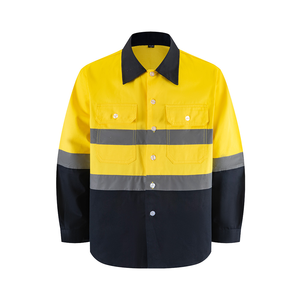 Người đàn ông của biểu tượng tùy chỉnh an ninh làm việc Coverall Áo khoác tùy chỉnh làm việc mặc đồng phục với các bản vá lỗi - Product Image 3