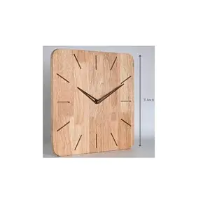 方形木制挂钟和印度最畅销的家居装饰和批发制造木制挂钟
