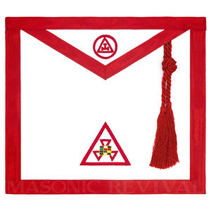 Tablier en peau d'agneau compagnon arc royal irlandais Design élégant à la mode - Product Image 6