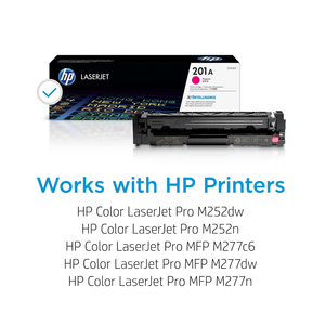 Cartouche de toner HP 201A originale pour LaserJet, magenta CF403A, compatible avec l'imprimante - Product Image 4