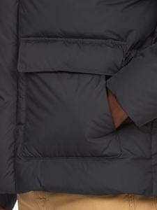 Chaquetas acolchadas de invierno para hombre, abrigo largo grueso con capucha, ropa de abrigo cálida de moda para exteriores ligera - Product Image 4