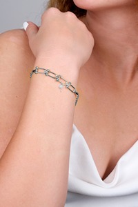 สร้อยคอส่วนบุคคลเริ่มต้นที่ไม่เหมือนใคร925เงินสเตอร์ลิงจี้โมโนแกรมที่กำหนดเองเครื่องประดับขายส่ง MOQ ต่ำ - Product Image 2