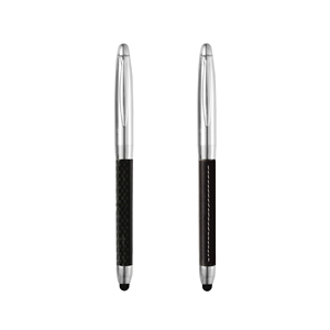 Stylo à bille en cuir 13.5cm Stylo d'écriture quotidien - Product Image 1