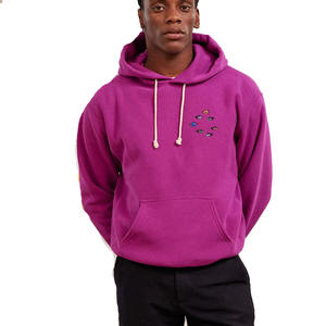 Vente en gros 2024 arrivage de pulls à capuche surdimensionnés rose fuchsia pour hommes avec logo brodé sur le devant à vendre par SPORTAR - Product Image 1