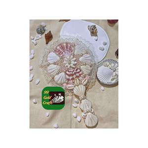 MIROIR À VANITÉ EN COQUILLAGE FABRIQUÉ À LA MAIN CONCEPTION ÉLÉGANTE DU VIETNAM POUR LA CHAMBRE DE BEAUTÉ DÉCOR À LA MAISON DE STYLE CÔTIER AVEC DES COQUILLAGES NATURELS - Product Image 3