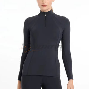 Respirant léger femmes équestre couche de Base séchage rapide évacuation de l'humidité équitation formation couches de Base supérieures OEM - Product Image 1