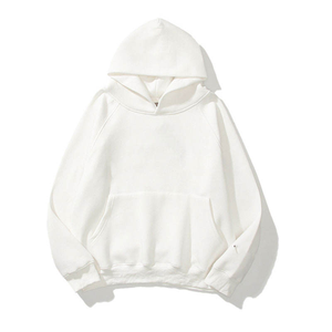 Wholesale Custom No String <b>Hoodies</b> Promotional <b>Oversized</b> 100% Cotton French Terry Heavyweight <b>Hoodies</b> for Women - Product Image 3