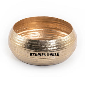 Ensemble de deux bol à chocolat argent fini à la main bol sucré forme ronde décoratif luxe nouveau bol à chocolat en métal - Product Image 6