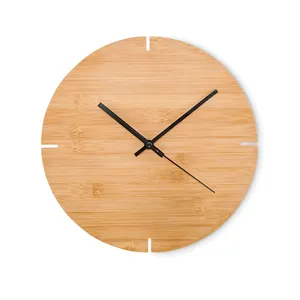 ESFERE Horloge murale en bambou durable Produit de merchandising écologique - Product Image 1