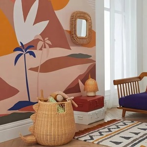 Panier en rotin en forme de dinosaure, paniers de rangement faits à la main, rotin naturel, moderne, multifonctionnel, fabriqué au Vietnam - Product Image 6