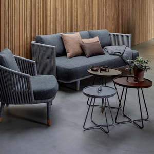 Moments Contemporary 3-Seater <b>Rattan</b> <b>Sofa</b> - Product Image 2