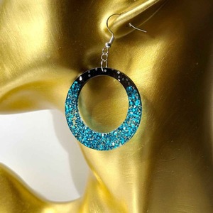 Pendientes de Resina Bordados a Mano, Joyería de Moda de Acero Inoxidable para Mujeres y Niñas, Estilo Clásico para Bodas, Alta Calidad - Product Image 2