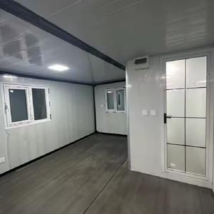 Contenedor de oficina prefabricado moderno de 20 pies y 40 pies, diseño modular plegable, material de panel sándwich para edificio de oficinas - Product Image 3