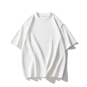 T-shirt en coton lourd de haute qualité en gros T-shirt vierge surdimensionné sérigraphié personnalisé 100% coton Logo 3D personnalisé - Product Image 6