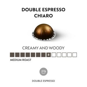 Capsules Nespresso Vertuo, Double Espresso Chiaro, Café Espresso Torréfaction Moyenne, 30 Capsules, Infuse 2,7 oz - Product Image 3