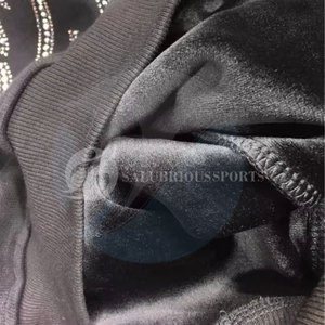 Sweat-shirt d'hiver pour homme de style nouveau avec strass en coton polaire Couleur et logo personnalisés Respirant Manches longues - Product Image 4