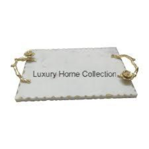Stylish Hotel Serving <b>Tray</b> Made of <b>Marble</b> Decoration for Kitchen and Wedding Tabletop Centerpiece <b>Tray</b> Serving and Display <b>Tray</b> - Product Image 4
