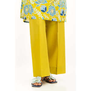 Traje Casual de 3 Piezas para Mujer, Estampado, en Amarillo, para Verano - Product Image 4