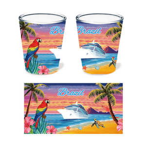 特注ロゴ付きお土産夏沿岸テキーラウイスキーショットグラスアイルランドショットグラス - Product Image 6