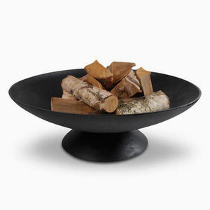 Cuenco de fuego al aire libre para quemar madera con soporte, pozo de fuego de hierro de metal desgastado con soporte - Product Image 6
