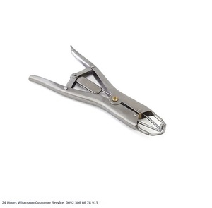 Instrumento veterinario reutilizable de acero inoxidable, aplicador de anillo de marcado, fórceps de soporte de Toro, herramientas quirúrgicas para diagnóstico - Product Image 2