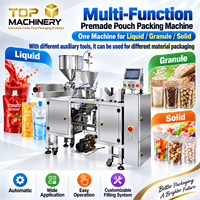 Machine d'emballage Doypack multifonctionnelle |   Machine d'emballage de sachets pré-fabriqués Doypack |   Remplissage et scellage de collations liquides en poudre