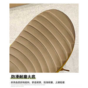 Pantuflas de Media Caña con Suela Gruesa y Punta Cerrada, Estilo Retro 2025, para Mujer, para Caminar al Aire Libre, Pantuflas Fáciles de Poner para Primavera y Otoño - Product Image 5