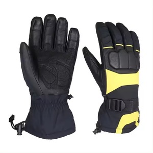 Guantes de invierno para hombre de alta calidad Guantes de esquí impermeables a prueba de viento de baja tasa con Material de cuero Cálido y a prueba de viento - Product Image 3