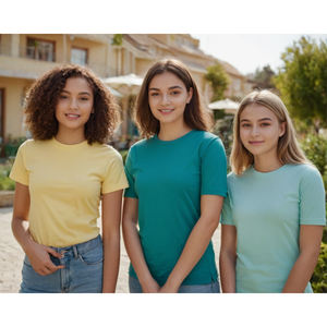 Camiseta de Cuello Redondo para Niña, Suave al Tacto, Diseñada con Tela de Calidad, Acabado Impecable que Garantiza Comodidad, Estilo y Larga Duración, Ropa Infantil - Product Image 6