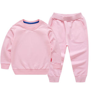 2024 vente en gros OEM haute qualité décontracté polaire survêtements pour enfants coupe-vent chaud hiver vêtements ensembles pour garçons adolescentes - Product Image 4
