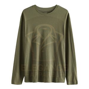 T-shirt à manches longues col rond vert kaki pour adulte, coupe régulière, design unique, respirant, qualité supérieure, style le plus récent, confortable - Product Image 1