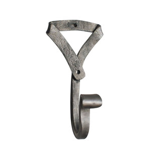 Crochet mural feuille forgé à la main, crochet de feuille fait main en fer forgé, crochet de feuille de serviette de cuisine, crochet de clé en métal, crochet de salle de bain - Product Image 6