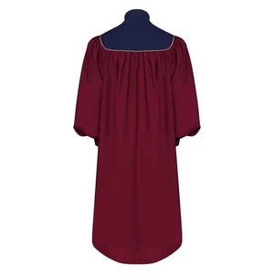 Wholesale Christian Church <b>Choir</b> <b>Uniforms</b> Burgundy <b>Choir</b> Dress With Stole Custom Made High Quality Design Embroidered Robe - Product Image 5