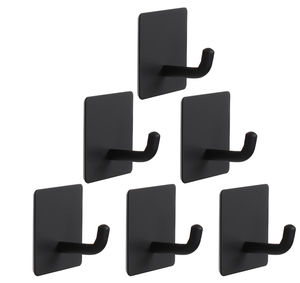 Cao Cấp 304 Thép Không Gỉ Móc Mạnh Mẽ Phía Sau Cửa Áo Phần Cứng Móc Áo Mà Không Cần Đấm Kim Loại Móc Áo - Product Image 1