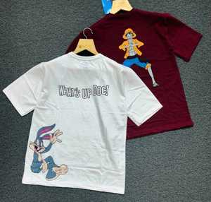 Nouvelle Collection Slim Fit Col Roulé T-shirts Décontractés Manches Courtes 100% Coton Tissu Éponge Anti-Pilling Respirant Séchage Rapide - Product Image 5