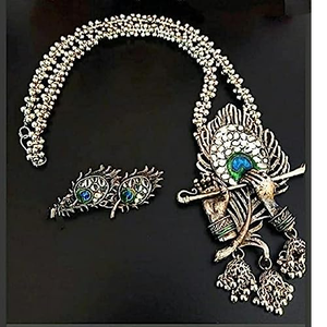 Zircon & Pearl Vintage Bridal Jewelry <b>Set</b>-Gold Plated Copper Choker for Wedding Gifts - Product Image 2