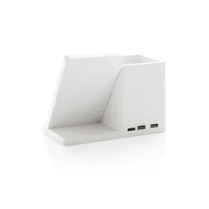 Caricatore Wireless 10W Ontario con Portapenne Sostenibile - Gadget - Product Image 6